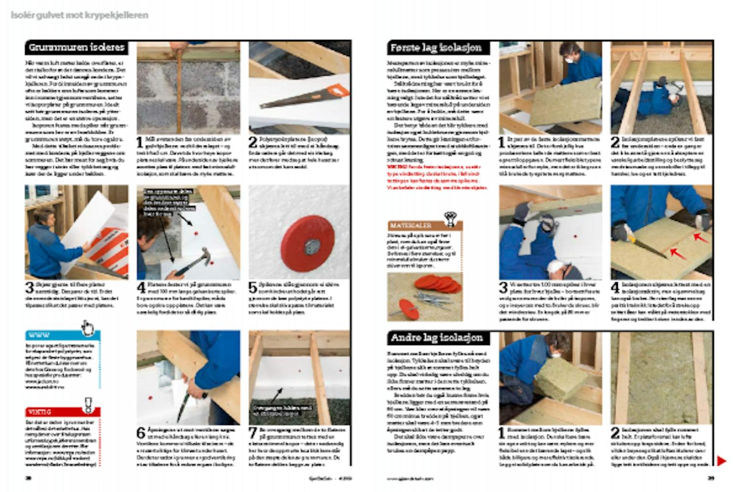 Isolere krypekjeller Isolere krypekjeller